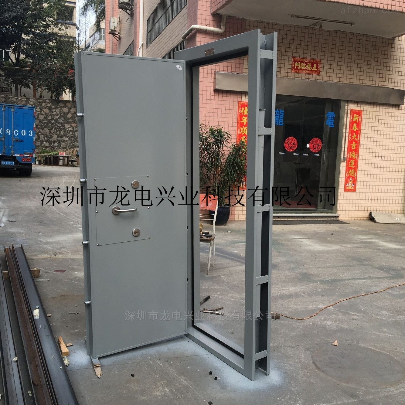 海南海口库室门 双人管理 可配指纹密码锁